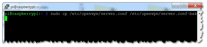 OpenVPN - Config sichern