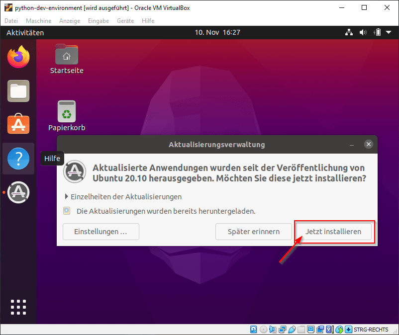 Ubuntu aktualisieren