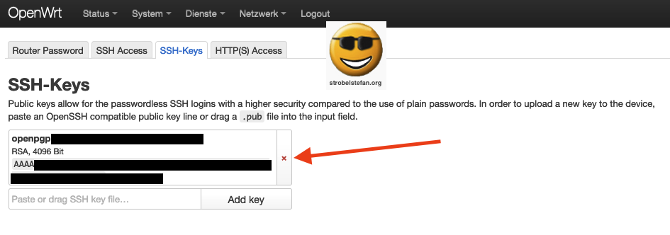 Secure LuCi Access Via SSH